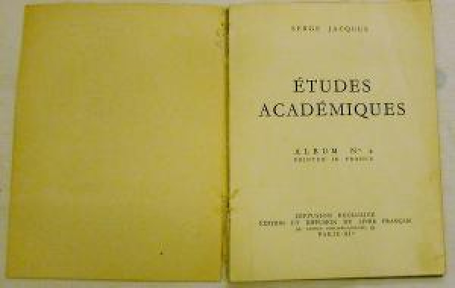 SERGE JACQUES ETUDES ACADEMİQUES