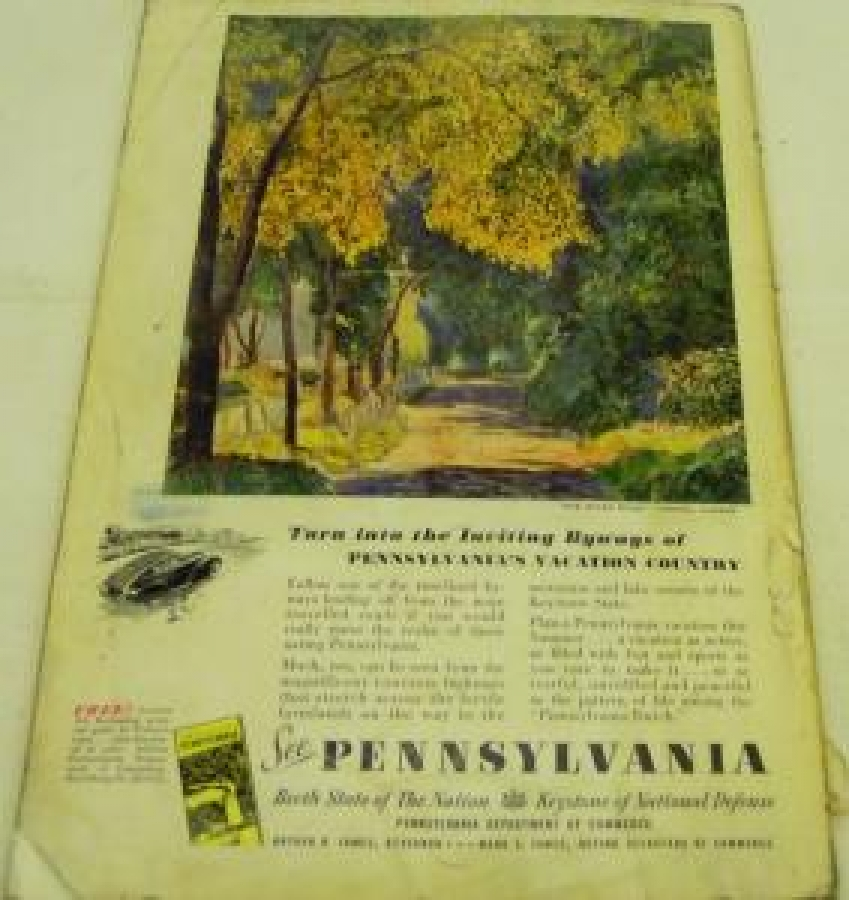 thumbTHE NATIONAL GEOGRAPHIC MAGAZINE JULY 1941 YILI AMERİKAN BASKI DERGİ